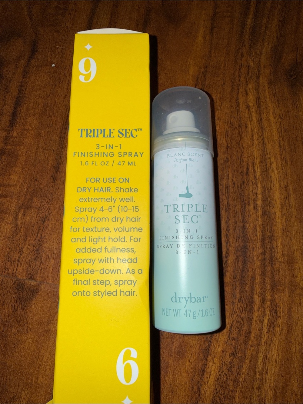 Triple Sec 3-in-1 Finishing Spray Dry Bar